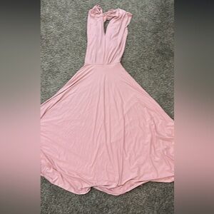 Amazon Chic Blush Backless Dress